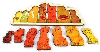 Нескучные игры Рамка-вкладыш. Дружная компания. Собаки 7951