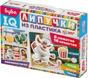Умные игры Буба. IQ липучки из пластика 4680107907486
