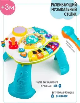 Amarobaby Play Table Piano AMARO-501PT/28