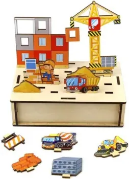 WoodLand Toys Панорама. Стройка 151104