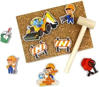 WoodLand Toys Веселые гвоздики. Стройка 118112