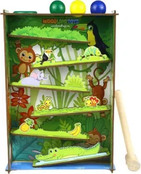 WoodLand Toys Стучалка. Горки Джунгли 140105