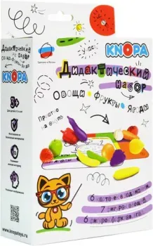 Knopa Дидактический набор Овощи, фрукты, ягоды 87041