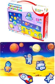 Bright Kids Веселые магнитики. Космические приключения ИН-5522
