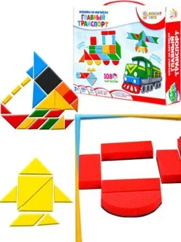 Bright Kids Мозаика на магнитах. Главный транспорт ИН-2429