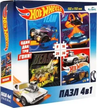Origami Game Hot Wheels Команда Скорость 4 в 1 05852