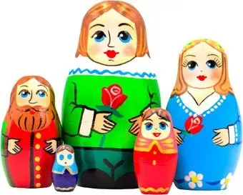 Брестская Фабрика Сувениров Красавица и Чудовище (набор 5 шт)
