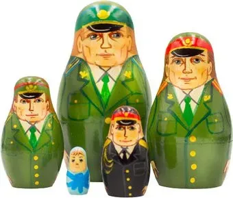 Брестская Фабрика Сувениров В военной форме России (набор 5 шт)