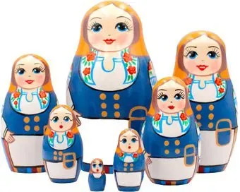 Брестская Фабрика Сувениров В народном финском костюме (набор 7 шт)