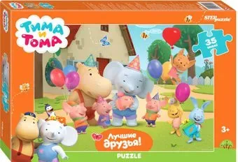 Step Puzzle Maxi Тима и Тома (35 эл)