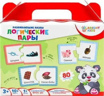 Bright Kids Развивающие пазлы. Логические пары ИН-9366
