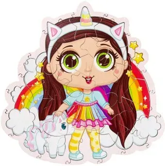 WoodLand Toys Кукла с единорогом 147210