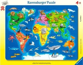 Ravensburger Карта мира с животными