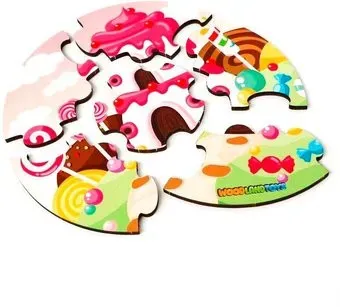 WoodLand Toys Еда. Круглые