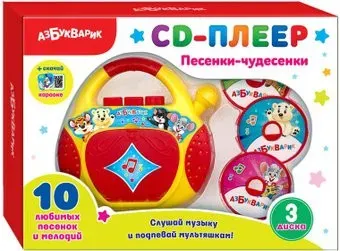Азбукварик Песенки-Чудесенки CD-Плеер 4680019281698