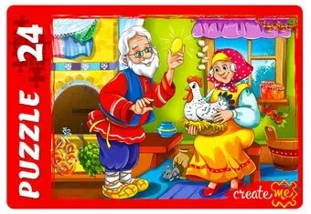Рыжий кот Макси-пазлы Русская народная сказка ПУ24-0607 (24 детали)