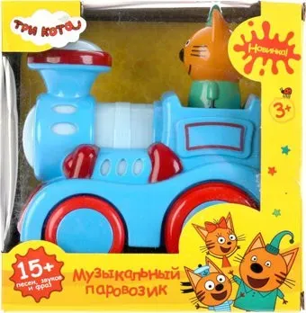 Умка Музыкальный паровозик Три кота B1895208-R