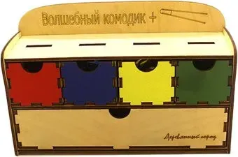 Деревянный город Волшебный комодик c пинцетом Л006-ANT