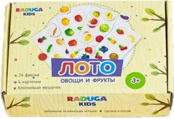 Raduga Kids Лото фрукты-овощи RK1197