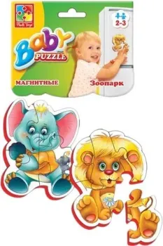 Vladi Toys Baby-Puzzle на магните. Зоопарк VT3208-01