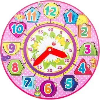 WoodLand Toys Часы-вкладыши 4 094204