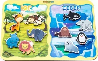 WoodLand Toys Какая разница? Юг-Север 117204