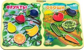 WoodLand Toys Какая разница? Фрукты-овощи 117203