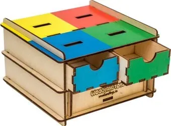 WoodLand Toys Комодик-плоский Живой мир 119205