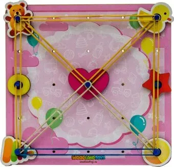 WoodLand Toys Геоборд для девочек 121301