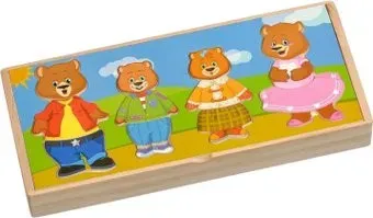 Мир деревянных игрушек Четыре медведя Д165