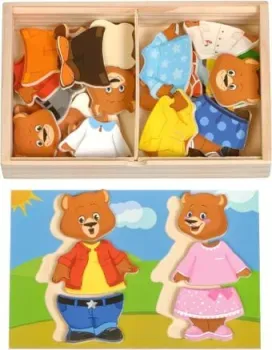 Мир деревянных игрушек Два медведя Д182