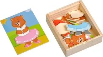 Мир деревянных игрушек Медвежонок Катя Д181а