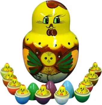 RNToys Матрешка Курица наседка Д-425