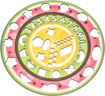 WoodLand Toys Фрукты. Спирограф для рисования 122108
