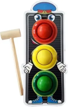 WoodLand Toys Светофор 3 отверстия 115202