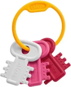 Chicco Baby Classic Ключи на кольце 00063216100000 (розовый)