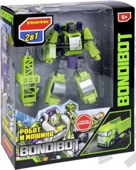 Bondibon Bondibot Дорожный каток ВВ5935 (зеленый)