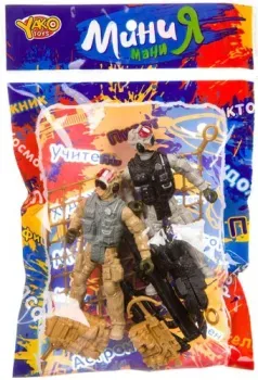 Yako Toys Мини МаниЯ Военный с 2 спецназовцами и собакой К93739