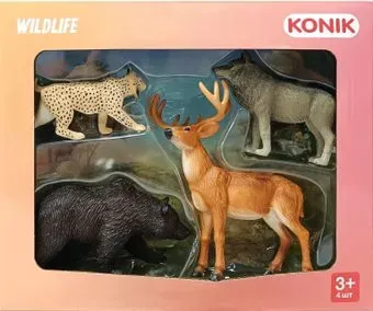 Konik Медведь, олень, рысь, волк AMW2127
