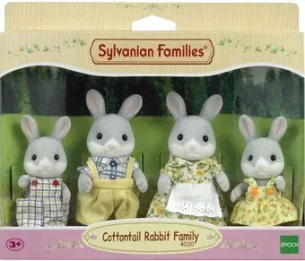 Sylvanian Families Семья серых кроликов 4030