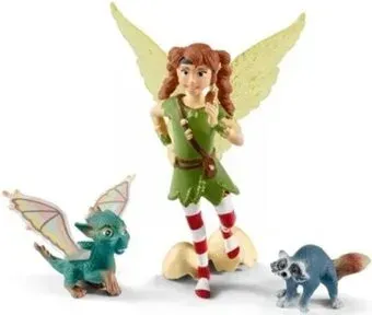 Schleich Эльфийка Марвин с Нугуром и Пиу 70581
