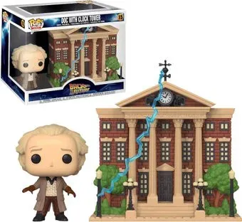Funko POP! Town. BTTF - Doc w/Clock Tower 46910