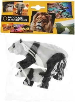 Играем вместе Животные Мамы и малыши KK128A2-PANDA