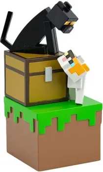 Jinx Minecraft Adventure Figures Cats with Chest