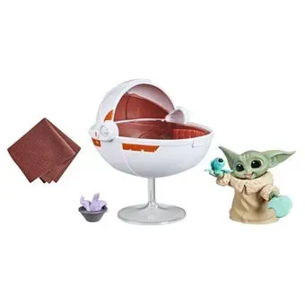 Hasbro Star Wars Малыш Йода (Грогу) в летающей коляске