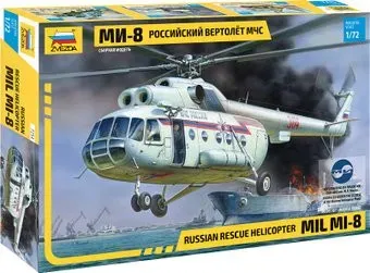 Звезда Вертолет Ми-8 МЧС 7254