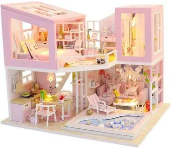 Hobby Day MiniHouse Розовый фламинго M915