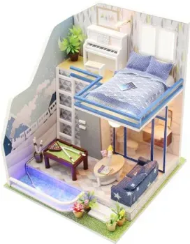 Hobby Day DIY Mini House Неоновый лофт (M042)