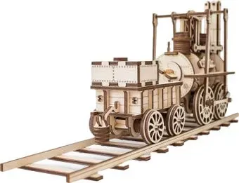 Eco-Wood-Art Локомотив с резиномотором
