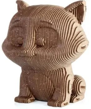 Eco-Wood-Art Кошечка - копилка